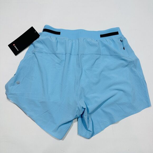 Lululemon Men Size L Fast Free Lined Short 6" BCHI Blue Chill NWT $88 - Picture 8 of 10